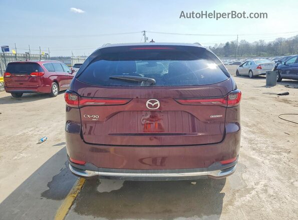 JM3KKEHC2S1223109 2025 MAZDA CX-90 Burgundy Հետևի տեսք