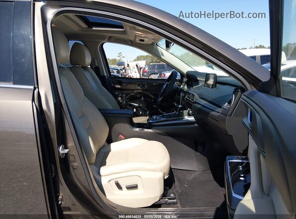 JM3TCACY1H0135857 2017 MAZDA CX-9 Dark Brown Widok wnętrza z przodu