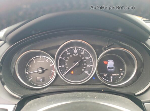 JM3TCACY2J0227128 2018 MAZDA CX-9 Black Вид щитка приладів