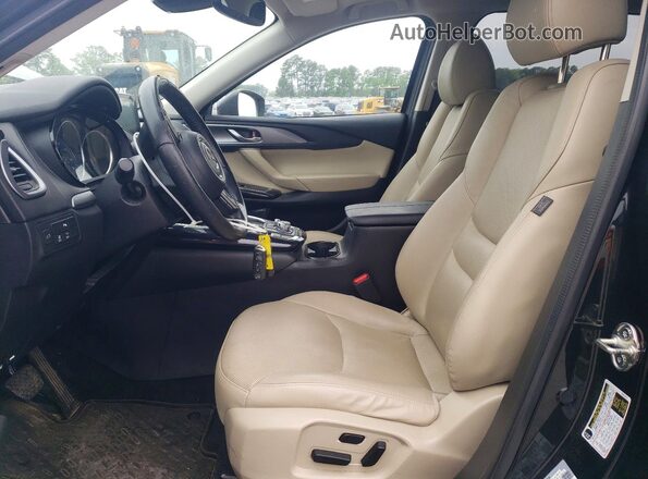 JM3TCACY2J0227128 2018 MAZDA CX-9 Black Вид салону спереду