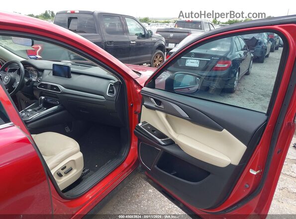 JM3TCACY2K0326016 2019 MAZDA CX-9 Red წინა სალონის ხედი