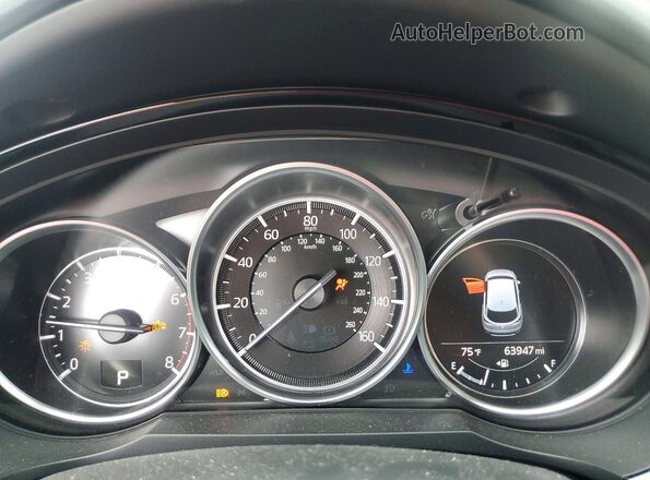 JM3TCACY2L0401024 2020 MAZDA CX-9 Синий Вид щитка приборов