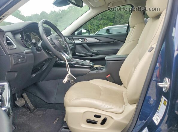 JM3TCACY2L0401024 2020 MAZDA CX-9 Синий Вид салона спереди