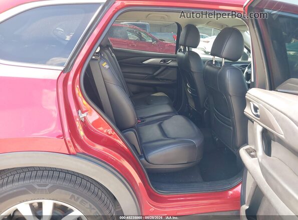 JM3TCACY3K0302811 2019 MAZDA CX-9 Burgundy Vista de la etiqueta del VIN