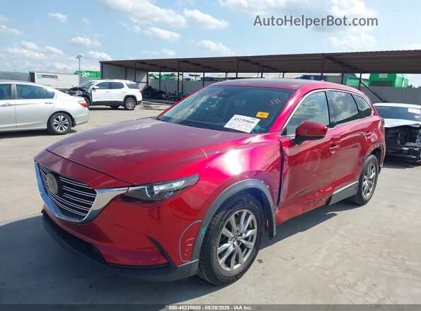 JM3TCACY3K0302811 2019 MAZDA CX-9 Burgundy Vista tres cuartos delantera izquierda