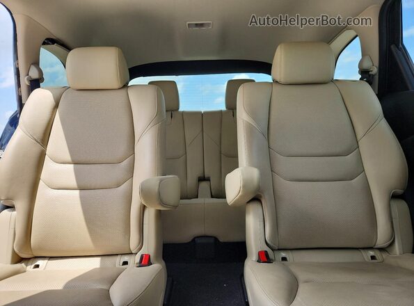 JM3TCACY3L0408421 2020 MAZDA CX-9 Blue Rear seats view