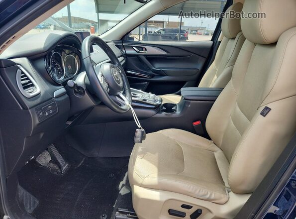 JM3TCACY3L0408421 2020 MAZDA CX-9 Blue Front interior view