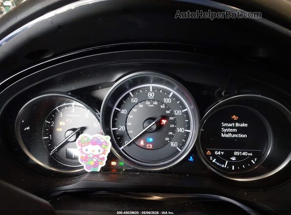JM3TCACY4J0204188 2018 MAZDA CX-9 White Вид задніх сидінь
