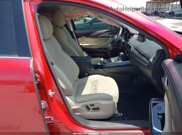 JM3TCACY4J0215479 2018 MAZDA CX-9 Red Widok wnętrza z przodu