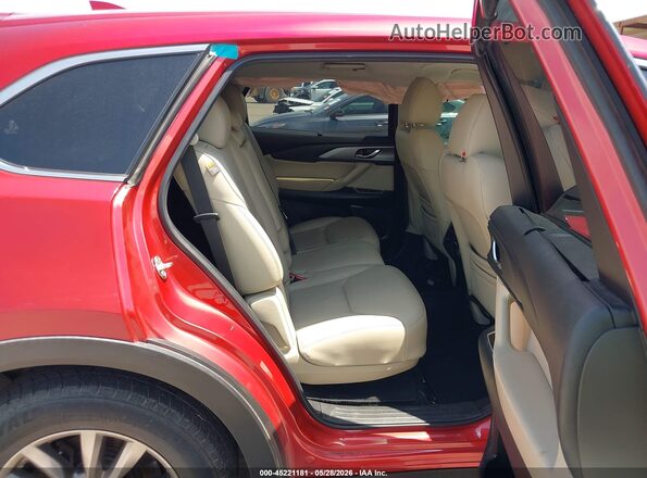 JM3TCACY4J0215479 2018 MAZDA CX-9 Red Widok naklejki z numerem VIN