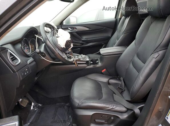 JM3TCACY4M0503250 2021 MAZDA CX-9 Gray Widok wnętrza z przodu