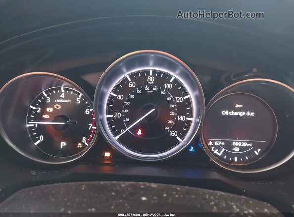 JM3TCACY4M0526477 2021 MAZDA CX-9 Maroon Widok tylnych siedzeń