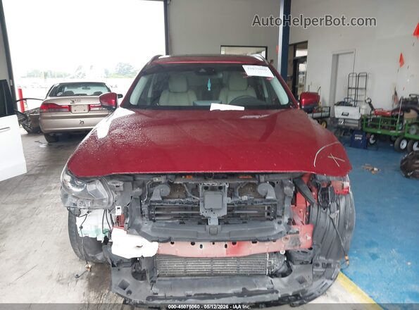JM3TCACY4M0526477 2021 MAZDA CX-9 Maroon Widok wnętrza z tyłu