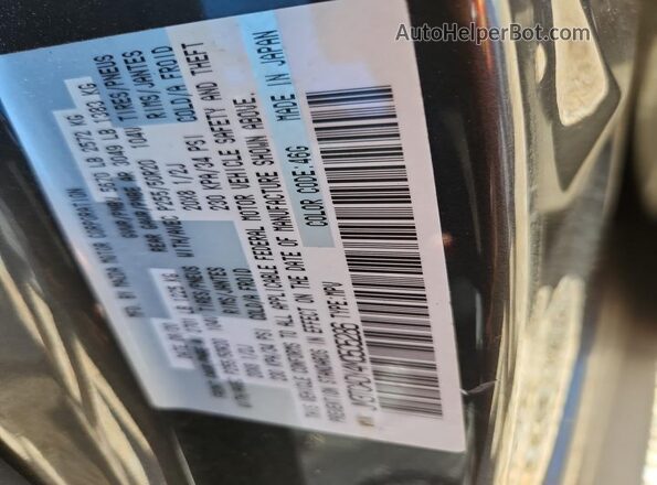 JM3TCADY4M0505286 2021 MAZDA CX-9 Серебряный Вид наклейки с VIN-кодом