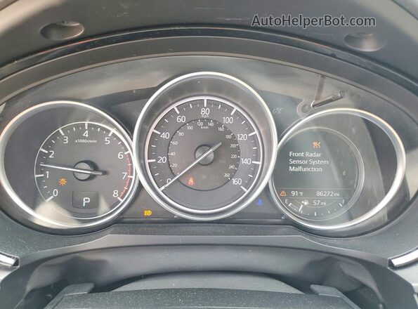 JM3TCADY7H0135229 2017 MAZDA CX-9 White ხელსაწყოთა პანელის ხედი