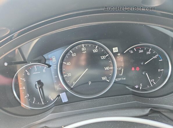 JM3TCADY7L0417363 2020 MAZDA CX-9 White Vista del cuadro de instrumentos