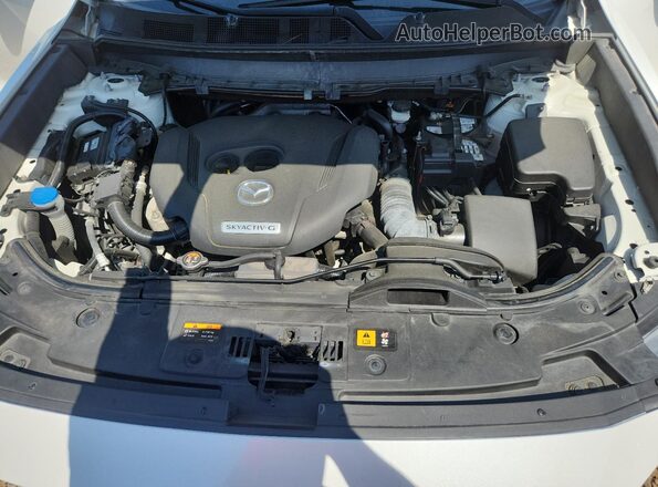 JM3TCADY7L0417363 2020 MAZDA CX-9 White Vista del compartimento del motor