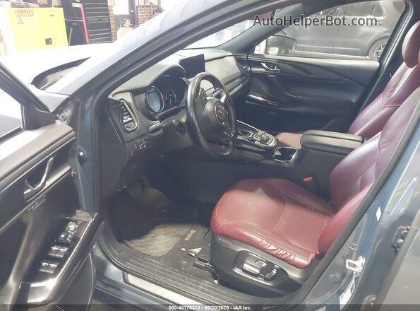 JM3TCADY7M0517643 2021 MAZDA CX-9 Gray Widok wnętrza z przodu