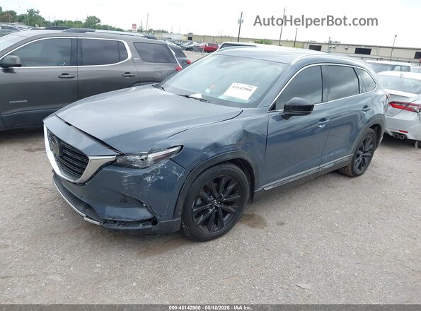 JM3TCADY9M0516669 2021 MAZDA CX-9 Blue Передня ліва чверть