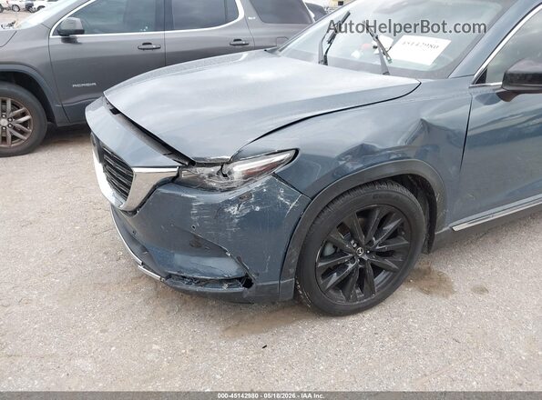 JM3TCADY9M0516669 2021 MAZDA CX-9 Blue Вид спереду