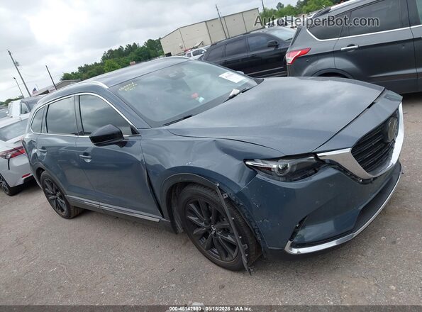 JM3TCADY9M0516669 2021 MAZDA CX-9 Blue Вид задньої частини салону