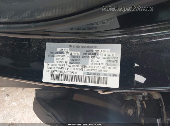 JM3TCBAY9N0617237 2022 MAZDA CX-9 Black Widok komory silnika