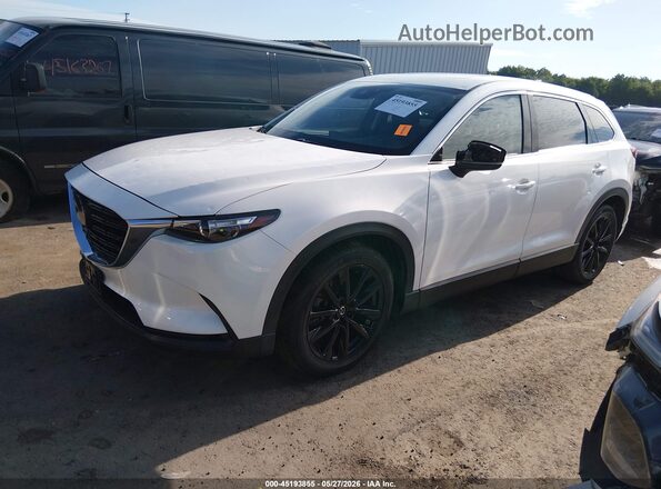 JM3TCBAY9P0642478 2023 MAZDA CX-9 White Առջևի ձախ երեք քառորդ տեսարան