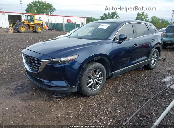 JM3TCBCY2K0308525 2019 MAZDA CX-9 Dark Blue წინა მარცხენა ხედი სამი მეოთხედიდან