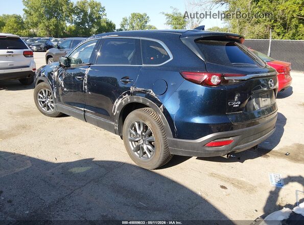 JM3TCBCY2M0542165 2021 MAZDA CX-9 Синий Задняя левая четверть