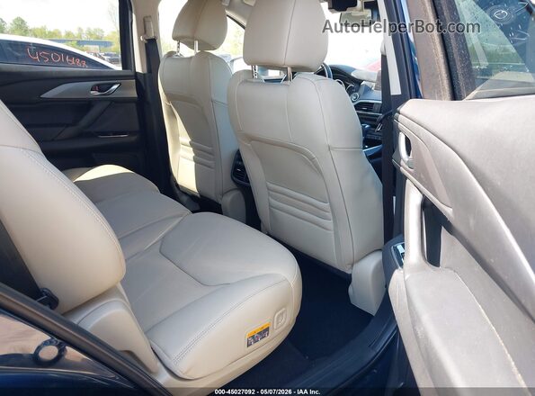 JM3TCBCY5N0606491 2022 MAZDA CX-9 Dark Blue Widok naklejki z numerem VIN