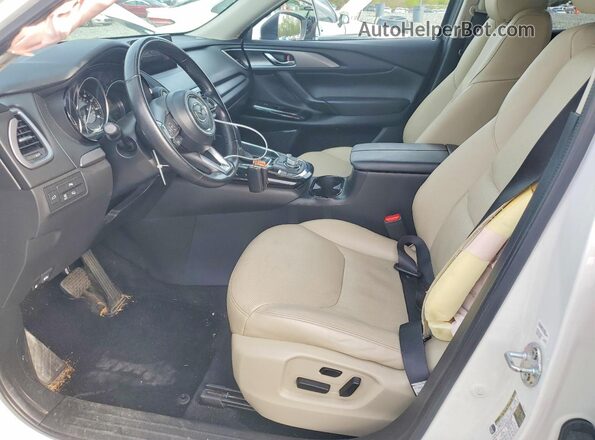 JM3TCBCY8N0628498 2022 MAZDA CX-9 White Widok wnętrza z przodu