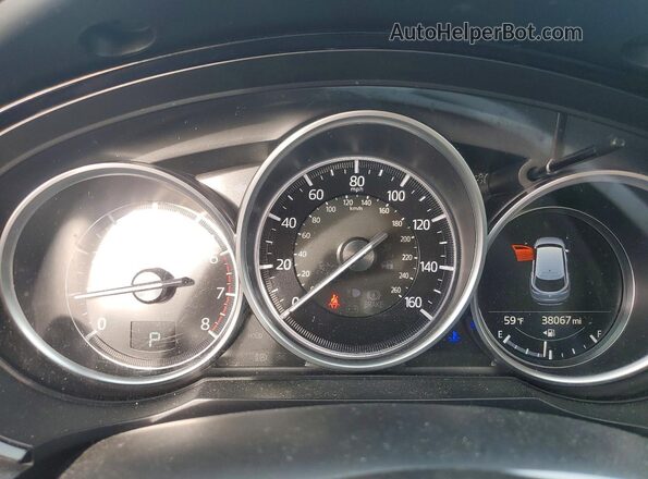 JM3TCBCY8N0628498 2022 MAZDA CX-9 White Widok zestawu wskaźników