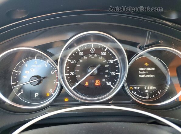 JM3TCBCY8P0643876 2023 MAZDA CX-9 White Vista del cuadro de instrumentos