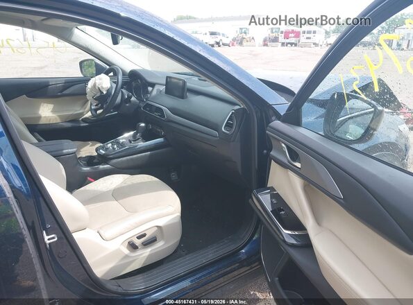 JM3TCBCY9J0233871 2018 MAZDA CX-9 Синий Вид салона спереди