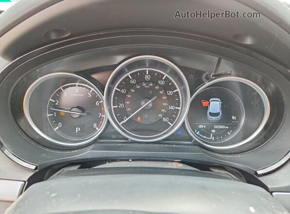 JM3TCBCY9L0401348 2020 MAZDA CX-9 White Widok zestawu wskaźników