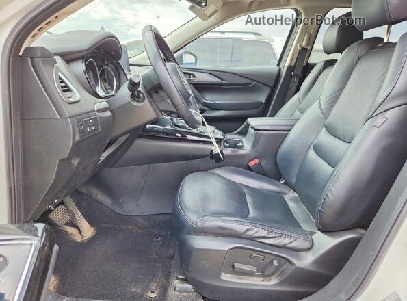 JM3TCBCY9L0401348 2020 MAZDA CX-9 White Widok wnętrza z przodu