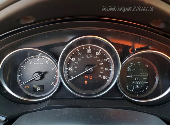 JM3TCBCYXG0115143 2016 MAZDA CX-9 Черный Вид щитка приборов