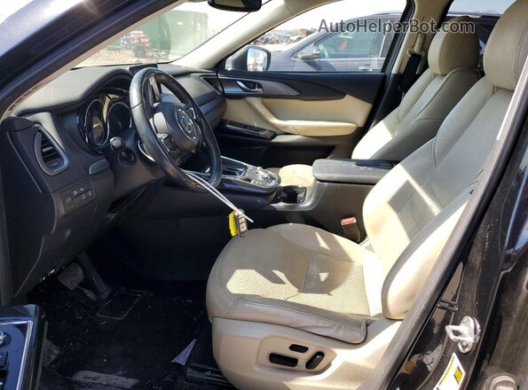 JM3TCBCYXG0115143 2016 MAZDA CX-9 Черный Вид салона спереди