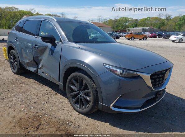 JM3TCBDY1M0508829 2021 MAZDA CX-9 Blue Widok z przodu