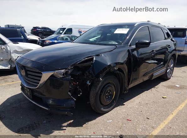 JM3TCBDY5L0400454 2020 MAZDA CX-9 Черный Передняя левая четверть