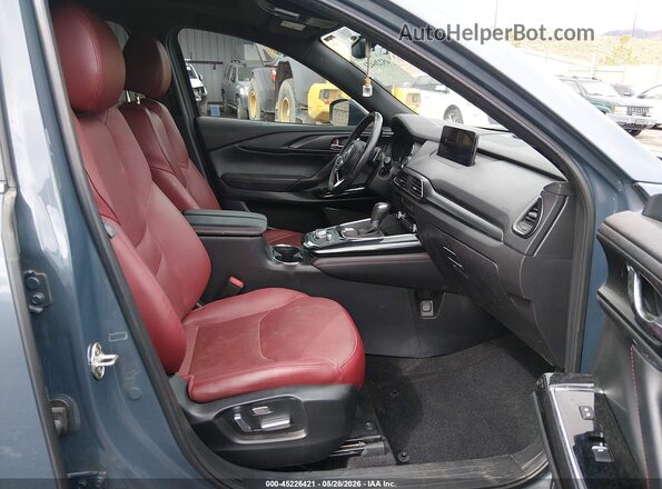 JM3TCBDY6P0654843 2023 MAZDA CX-9 Blue Widok wnętrza z przodu