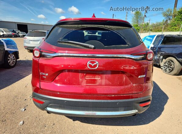 JM3TCBDY7J0200138 2018 MAZDA CX-9 Red Вид ззаду