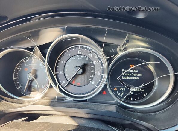 JM3TCBDY7J0200138 2018 MAZDA CX-9 Red Вид щитка приладів