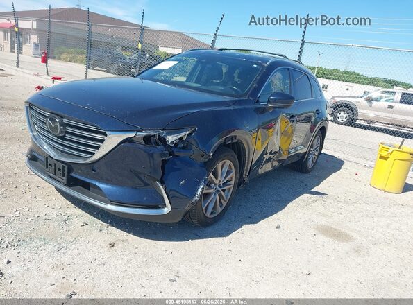 JM3TCBDY8M0500758 2021 MAZDA CX-9 Синий Передняя левая четверть