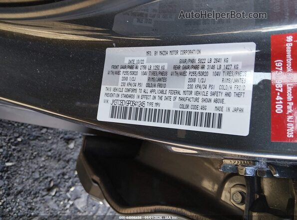 JM3TCBDY9P0641245 2023 MAZDA CX-9 Turquoise Vista del compartimento del motor