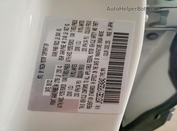 JM3TCBEY1P0634840 2023 MAZDA CX-9 White VIN կոդի պիտակի տեսք