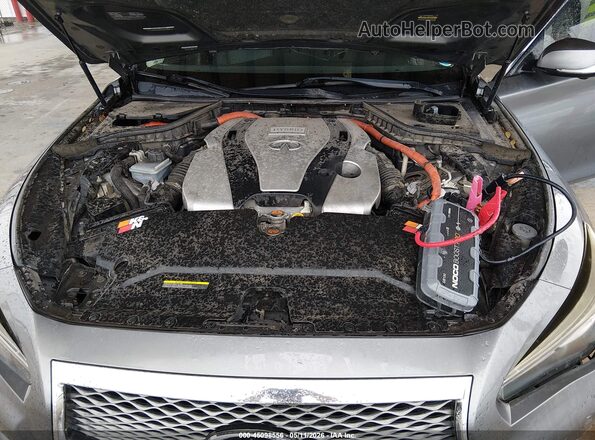 JN1AV7AP8GM490235 2016 INFINITI Q50 HYBRID Gray Հետևի տեսք