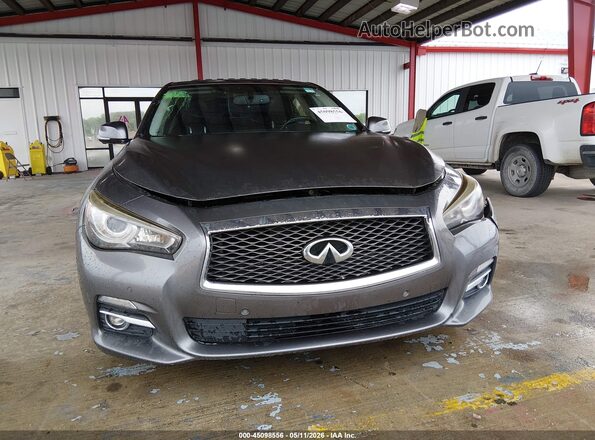 JN1AV7AP8GM490235 2016 INFINITI Q50 HYBRID Gray Սարքավորումների վահանակի տեսք