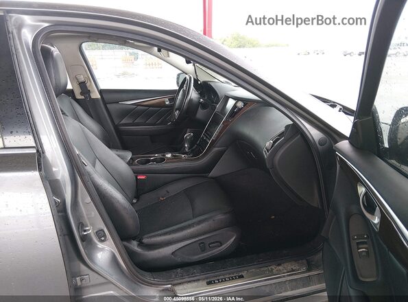 JN1AV7AP8GM490235 2016 INFINITI Q50 HYBRID Gray Սալոնի դիմացի տեսք