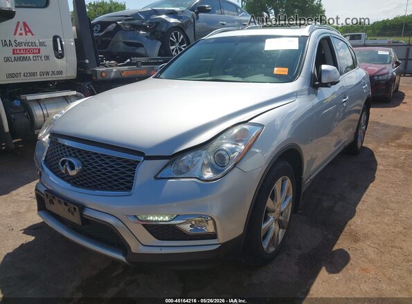 JN1BJ0RP0HM383533 2017 INFINITI QX50 Серебряный Передняя левая четверть